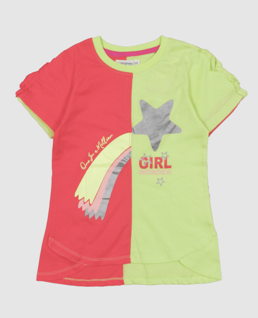 Girls S/S Graphic Top - Offspring