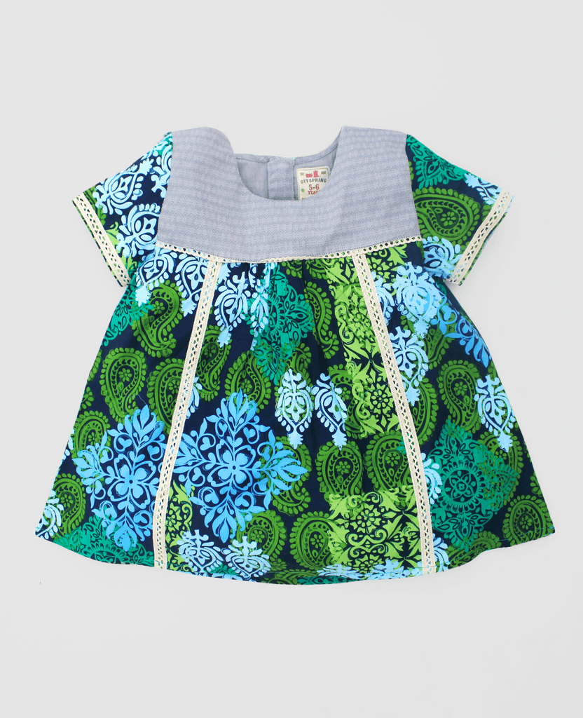 Girls S/S Printed Top - Offspring