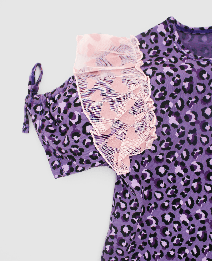 Girls Pointed Printed Top - Offspring